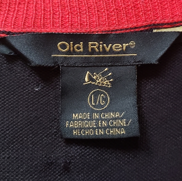 Old River Ugly Christmas Sweater Party Vest - Picture 3 of 5